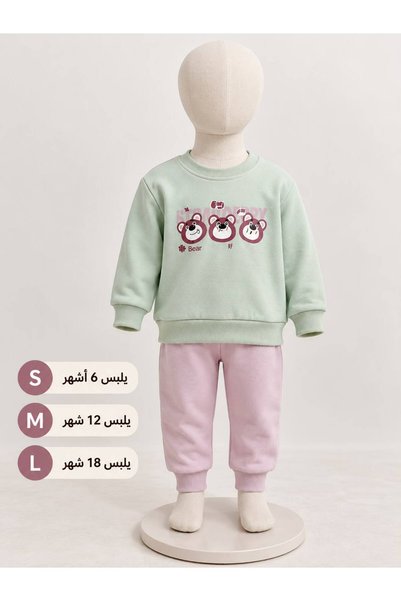bbs fashion طقم بيجامة اطفال بناتي