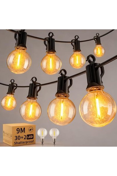 OasisLiving String Lights,outdoor lights Waterproof Hanging Light Strings for...