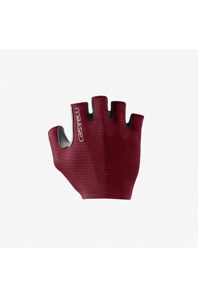 Castelli short finger cycling gloves - Espresso Glove - burgundy