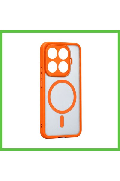 Generic Brand Mi 15t Pro Loji Magsafe Cover - Orange Vengners