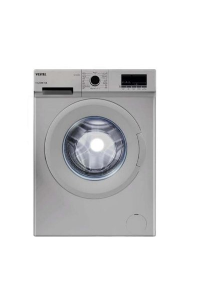 Vestel غسالة ملابس أوتوماتيكية تحميل أمامي 7 كجم - فضي - تركي - W7124DS