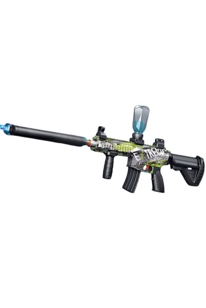 Fun Moment بندقية كرات الجل الكهربائية M416 مع كاتم صوت