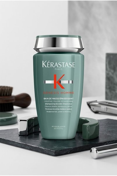 Kerastase Genesis Homme Bain De Masse Intensifying Shampoo for Thinning and T...