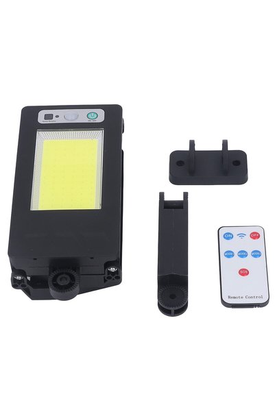 Generic Brand Lampă Solară LED Exterior 8W, Albă, IP64, Cap Flexibil Rotativ ...