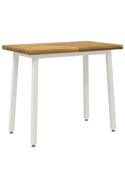 vidaxl Masă de dining pătrată 90 x 55 x 75 cm Lemn Solid de Acacia