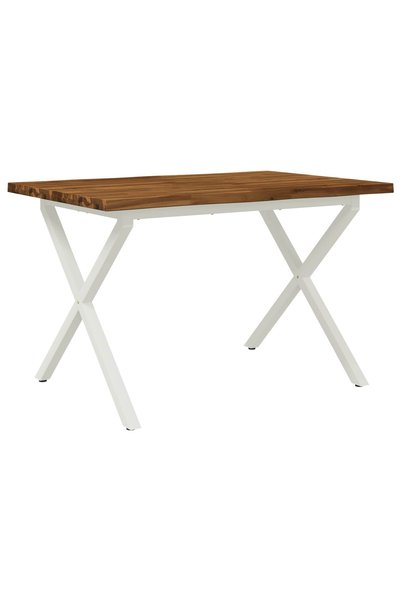 vidaxl Masa de dining cu margine vie 110 x 55 x 75 cm