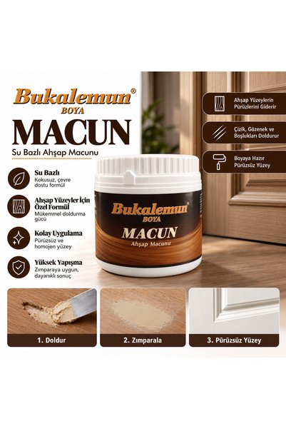 Bukalemun Su Bazlı Ahşap Macunu