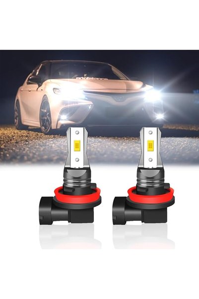 KOWVOWZ مصابيح ضباب LED طراز H8 H11، عبوة من قطعتين سهلة التركيب، إضاءة بيضاء...