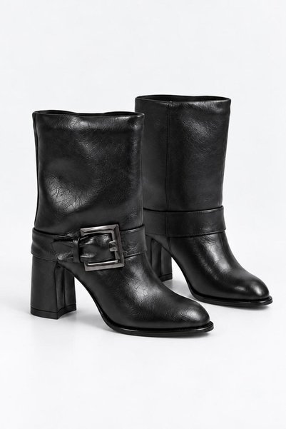 Solo Bag Women's Daily Wear Non-Zippered Pointed Toe Buckle Detailed Stylish ...