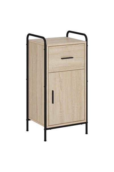 vidaxl Bufet Stejar Sonoma 97 x 33 x 81 cm Lemn prelucrat