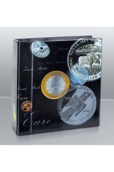 safe Album de monede, TOPSet, pentru seturi de monede euro in capsule