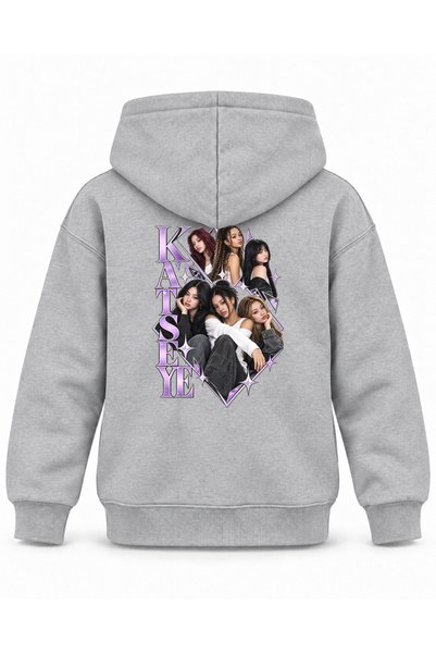 SVART WEAR Katseye Diamond Label Archive Printed Children's Hooded Sweatshirt