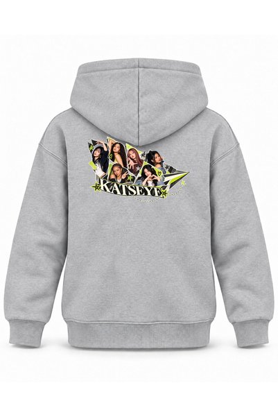 SVART WEAR Katseye Paper Plane Scene Printed Children's Hooded Sweatshirt