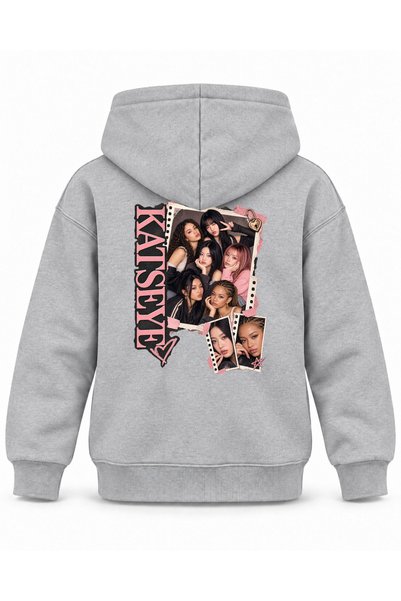 SVART WEAR Katseye Locked Diary Editorial Printed Children's Hooded Sweatshirt