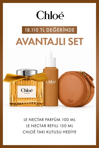 CHLOE Le Nectar 100 ml + Refill 150 ml + Takı Kutusu Seti - Kadın Parfüm Seti