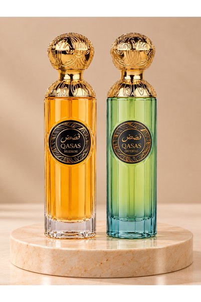 EMATTEIRO Set 2 Parfumuri Arăbești Qasas Imperial & Qasas Hudson – Arabian Ro...