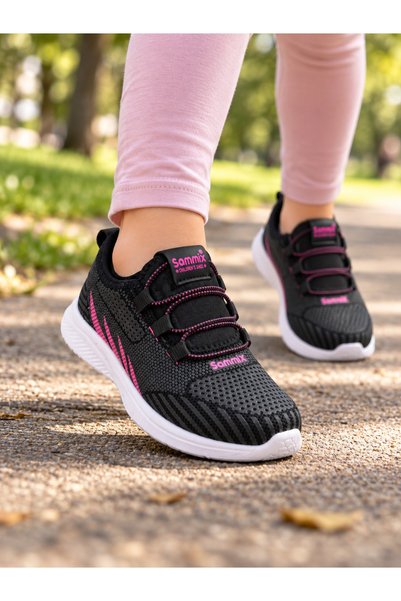 Trendline sommix pantofi sport casual pentru fete, cu talpă ușoară, fără șire...