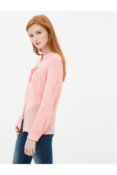 Koton Mandarin Collar Shirt
