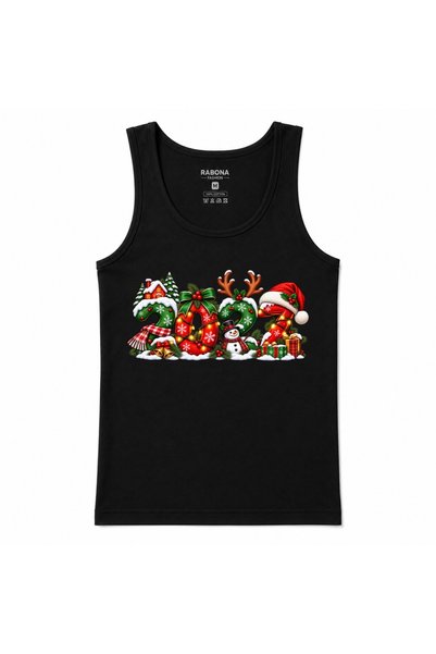 Rabona Fashion Christmas 2027 – Festive Snowman, Reindeer & Santa Hat Graphic...