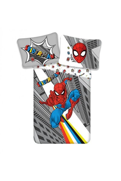 Jerry Fabrics Lenjerie de pat pentru copii tematica Spiderman 2 Piese 140×200...
