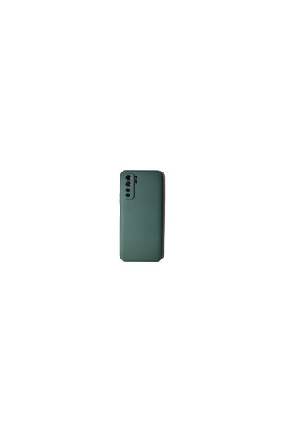 OEM Husă Huawei P40 Lite 5G Liquid Silicone, Protecție Antișoc, Verde