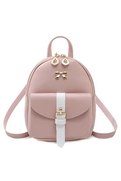 Noonedibs Geantă de umăr mini pentru femei, rucsac mic la modă, cu orificiu p...