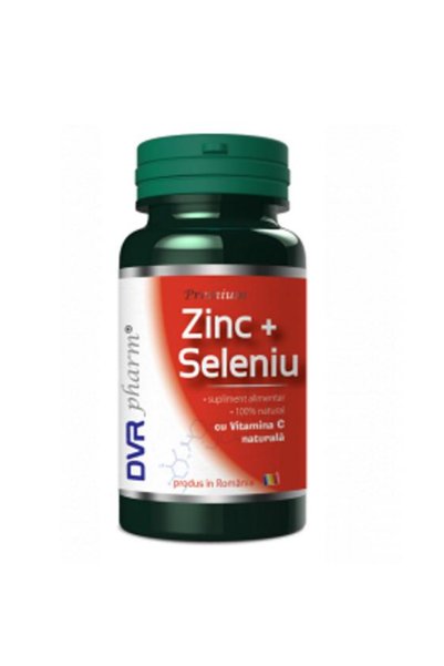 DVR Pharm Zinc, Seleniu si Vitamina C DVR Pharm, 60 capsule