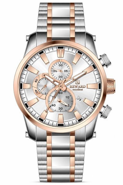 Reward Rd811967M Men's Wristwatch with Steel Strap