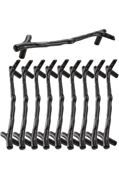 Noonedibs 10 bucăți mânere pentru mobilier, mânere metalice pentru dulapuri, ...