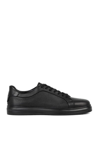 Tergan Siyah Hakiki Deri Erkek Sneaker - E26S1AY57924-A41