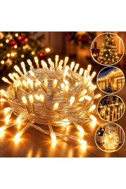 Infiniteea Christmas Roll Type Installation 60 Warm White LED Infiniteea™️, 8...