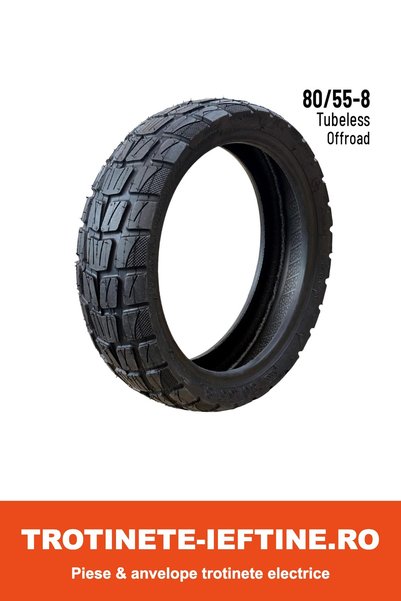 OEM Анвелопа 80/55-8 Безкамерна Офроуд - Navee XT5
