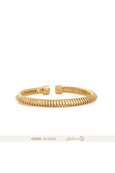 silveraty سوار توبوجاس مفتوح فضة عيار 925، مطلي بالروديوم وماء الذهب