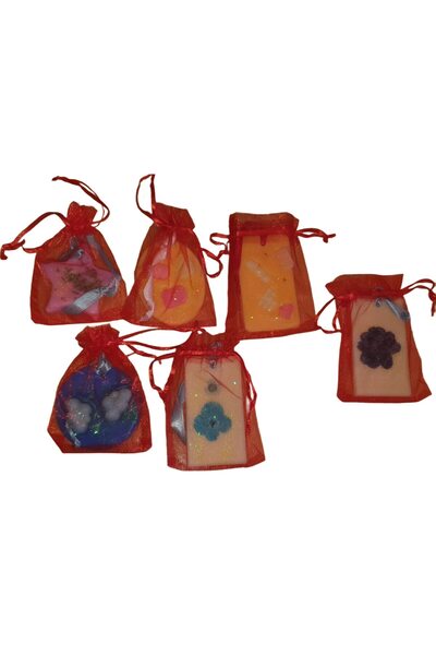 OEM Set de 6 odorizante pentru dulap, ceară de soia, diverse arome, multicolo...
