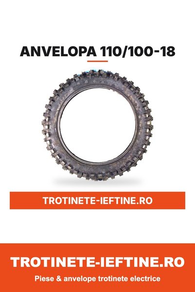 Black Cat Anvelopă moto 110/100-18 spate, off-road (cross/enduro), tracțiune ...