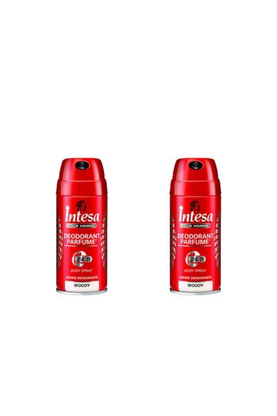 Intesa Set of 2 Pour Homme Woody Deodorant Spray, 150 ml