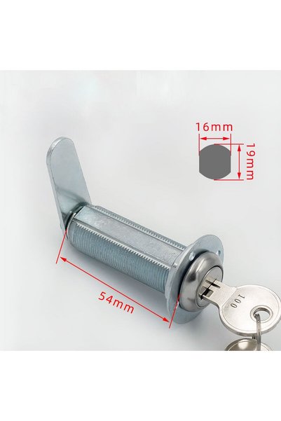 Noonedibs Încuietoare cu cheie extra-lungă, rezistentă la intemperii, 54 mm