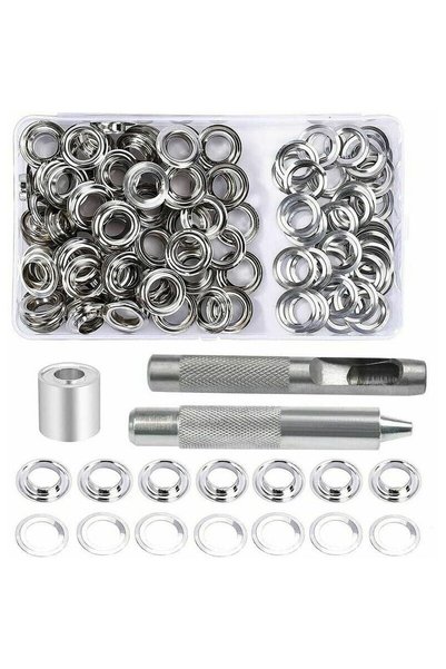 Noonedibs Kit inele de fixare, 100 seturi inele de 12 mm, kit de reparare pre...