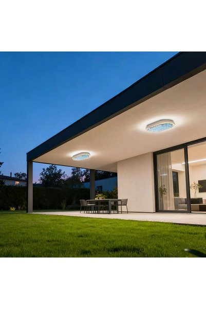 OEM Aplica LED de exterior AX325/270WH, IP65, Alb – iluminat modern
