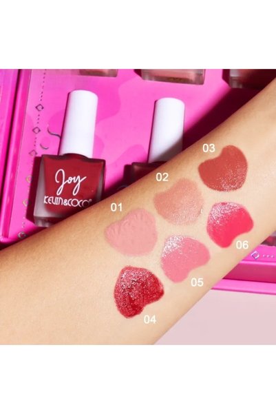 Generic Set 6 blush-uri lichide Kevin&Coco Ice Cream, 6 nuanțe, 19,1x15,1x3,4...