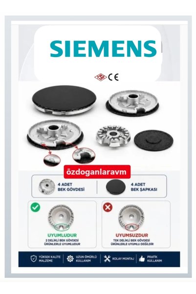 Siemens Set Üstü Ocak Bek Takımı
