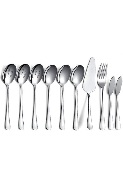 Berglander Set 2 x 10 Tacamuri, 18/0 Inox, Argintiu,