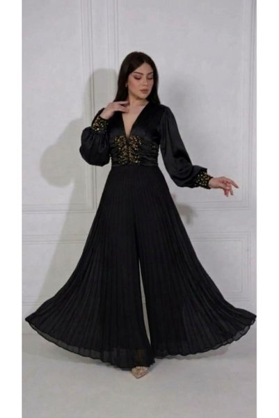 ٌRominz fashion فستان طويل راقي بأكمام منتفخة وتطريز خصر فخم – شحن محلي سريع ...