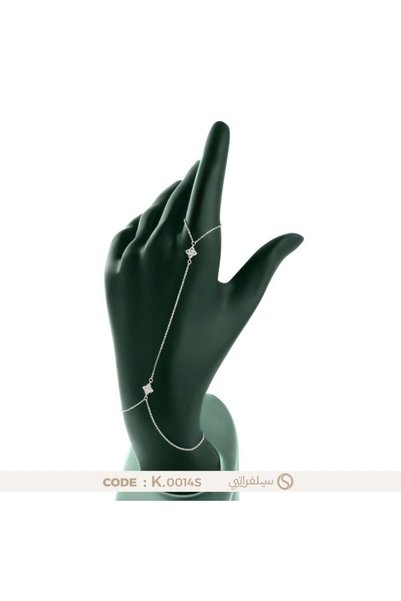 silveraty كف بفصوص زركون فضة عيار 925 مطلي روديوم