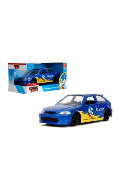 Jada Sonic the Hedhehog 1997 Honda Civic Type-R Model Araç