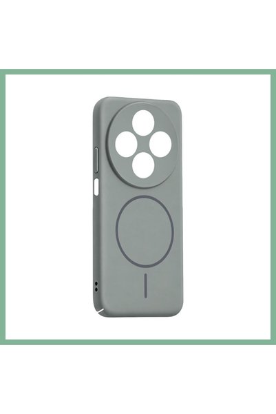 BŞK VİRGO غطاء Redmi 14C Mika PC Magsafe - رمادي BSK2026