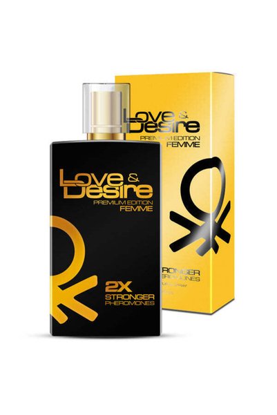 Sexual Health Series Parfum cu feromoni, Love & Desire GOLD pentru ea, cu not...
