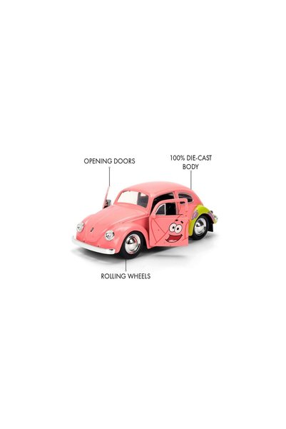 Jada Sünger Bob / Patrick 1959 Volkswagen Beetle Model Aracı