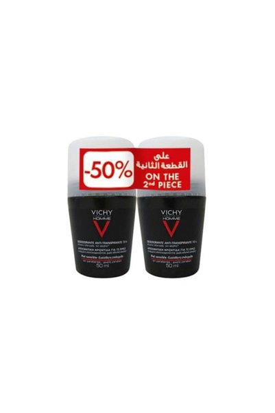 Vichy Homme Deodorant Extra-Strength 50 Ml 1 + 1 50 % Offer