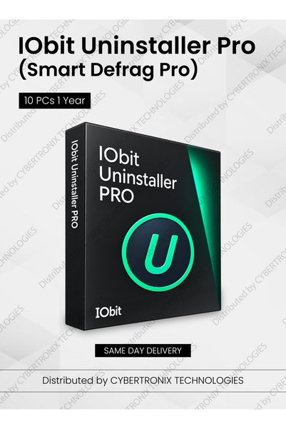 Iobit Uninstaller PRO (Smart Defrag PRO) | 10 Devices for 1 Year | Digital License | Same Day Delivery